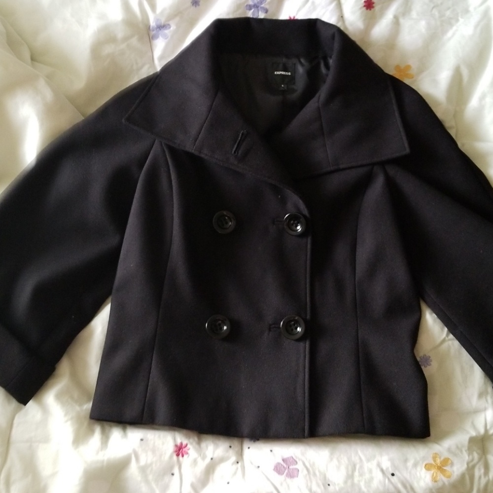 Vintage Express Short Black Jacket